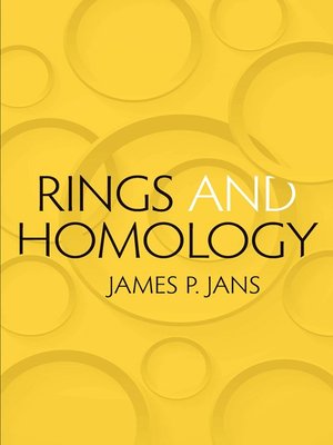 cover image of Rings and Homology